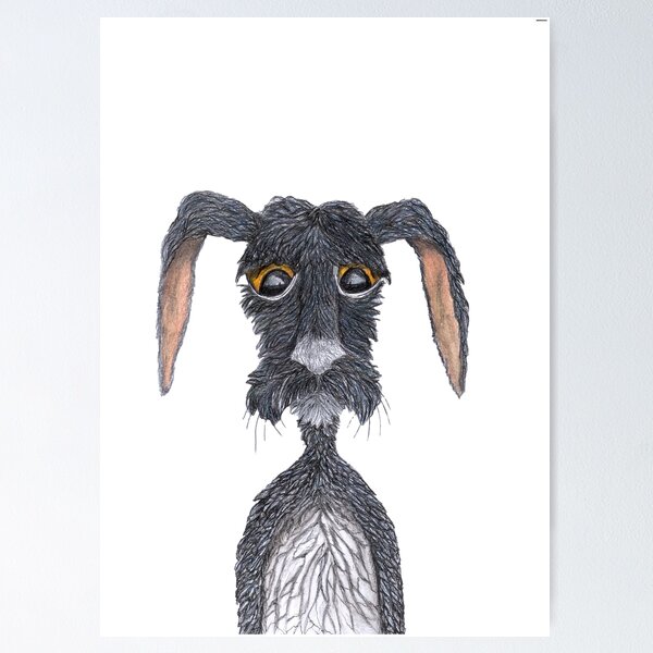 Item preview, CONFUSED HARE designed and sold by Hares & Critters.