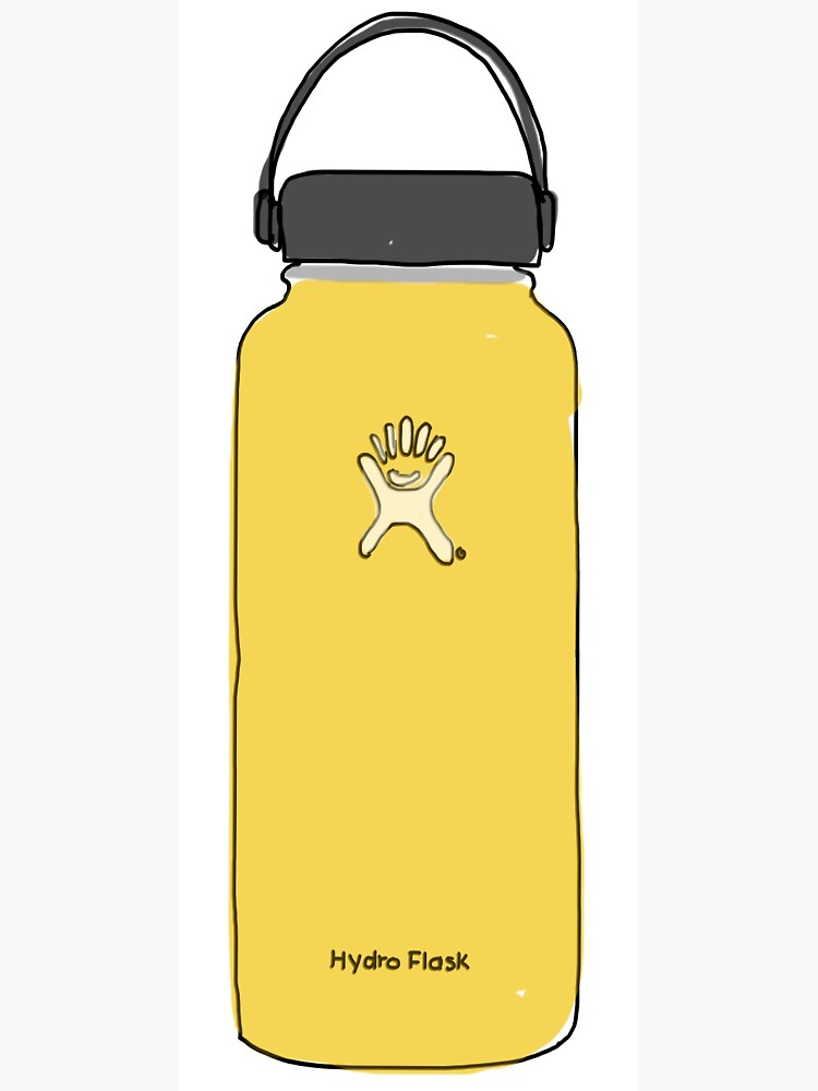 "HydroFlask" Sticker by audraj123 Redbubble