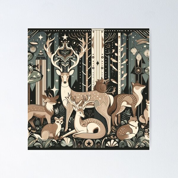 Item preview, Winter Forest Family designed and sold by scollins5.