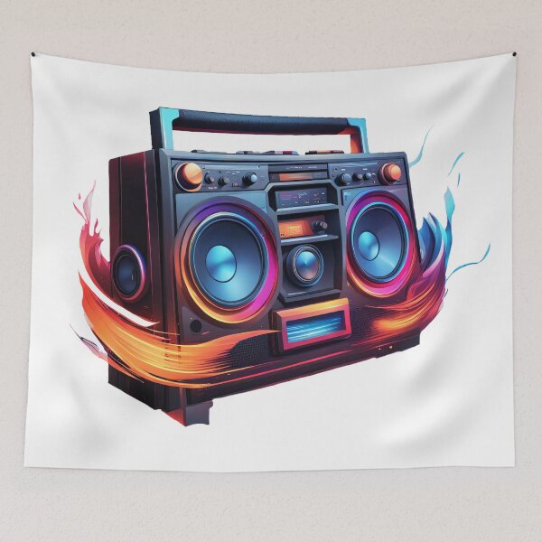 Item preview, Cassette recorder with sound waves designed and sold by Salimgor Hangaround Music.