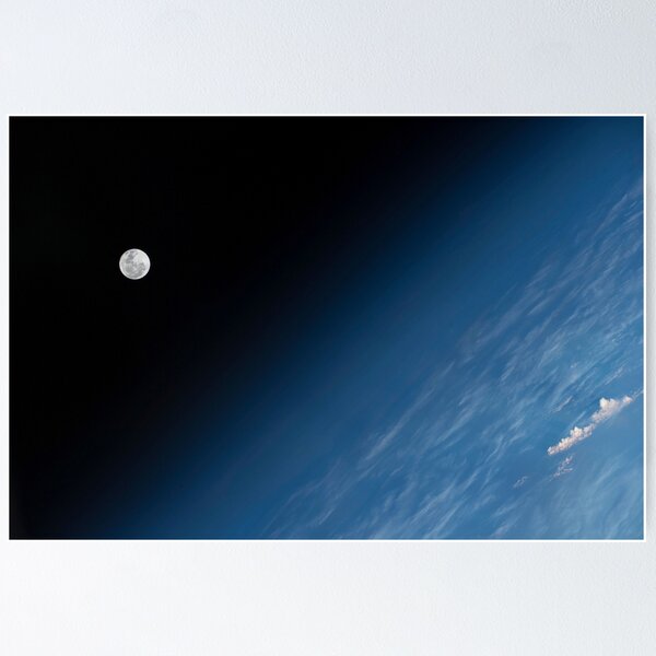 Item preview, STK205030S-Full Moon photographed from the International Space Station. designed and sold by StocktrekImages.