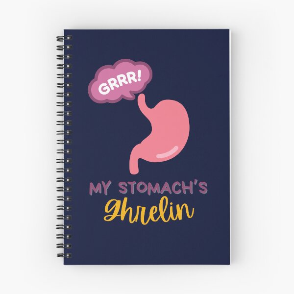 Item preview, My Stomach's Ghrelin Funny Pun Gift for Doctors, Nurses, PAs, medical professionals designed and sold by Flower-Thoughts.