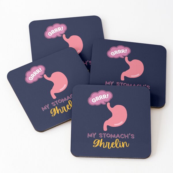 Item preview, My Stomach's Ghrelin Funny Pun Gift for Doctors, Nurses, PAs, medical professionals designed and sold by Flower-Thoughts.