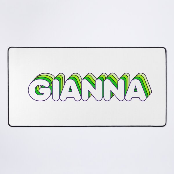 Item preview, Green Layers Gianna Name Label  designed and sold by NormadWorld.