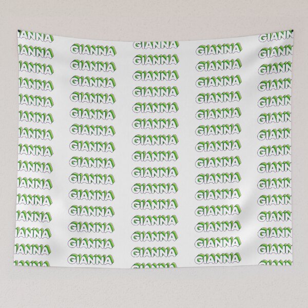 Item preview, Green Layers Gianna Name Label  designed and sold by NormadWorld.
