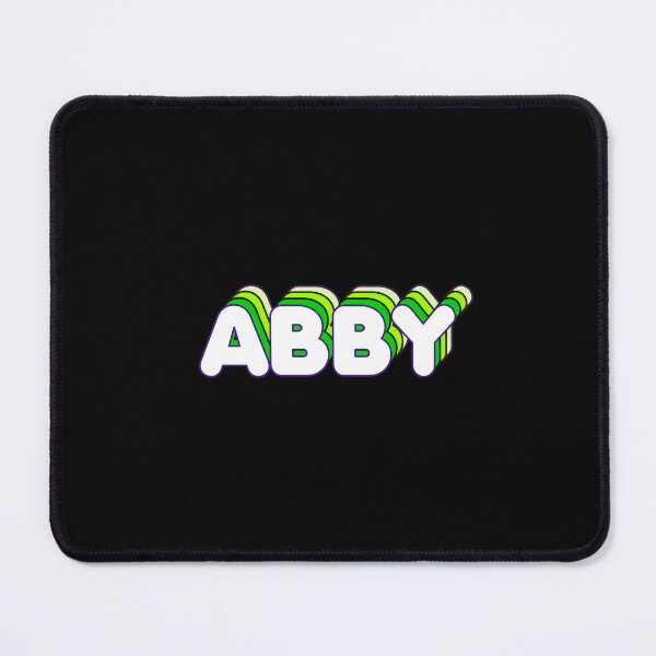 Item preview, Green Layers Abby Name Label (Black) designed and sold by NormadWorld.