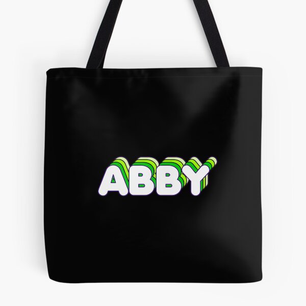 Item preview, Green Layers Abby Name Label (Black) designed and sold by NormadWorld.