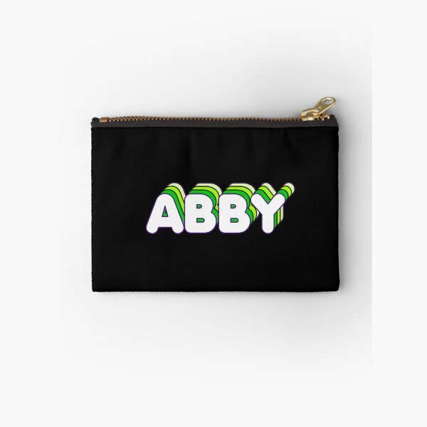 Artikelvorschau, Green Layers Abby Namensschild (Schwarz) entworfen und verkauft von NormadWorld.