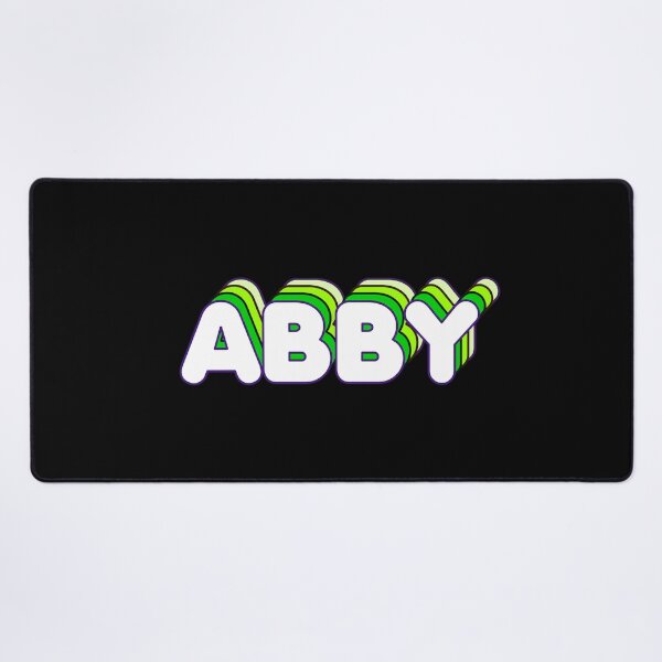 Item preview, Green Layers Abby Name Label (Black) designed and sold by NormadWorld.