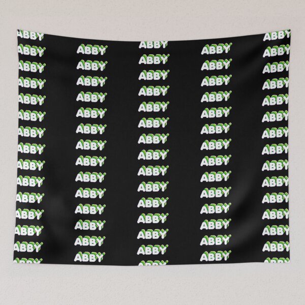 Item preview, Green Layers Abby Name Label (Black) designed and sold by NormadWorld.