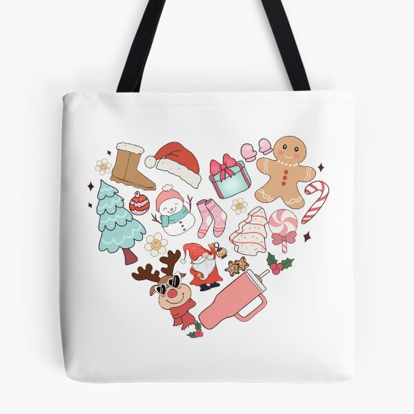 Item preview, Heartfelt Holiday Cheer/ Christmas theme design for t shirts/ stickers/ bags designed and sold by mbarts85.