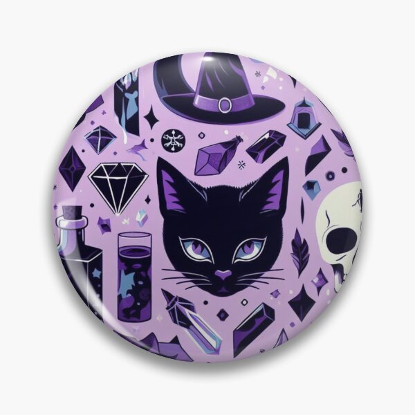 Item preview, Witchy vibes pattern designed and sold by Booksshack.