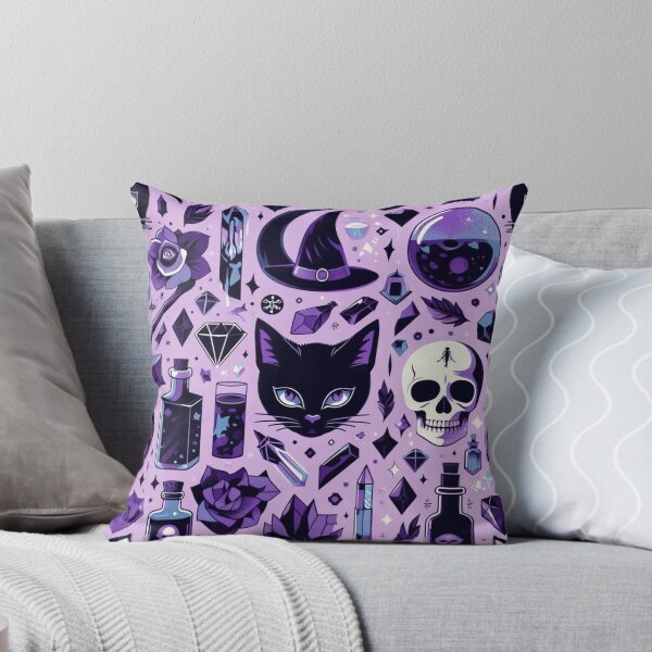 Item preview, Witchy vibes pattern designed and sold by Booksshack.