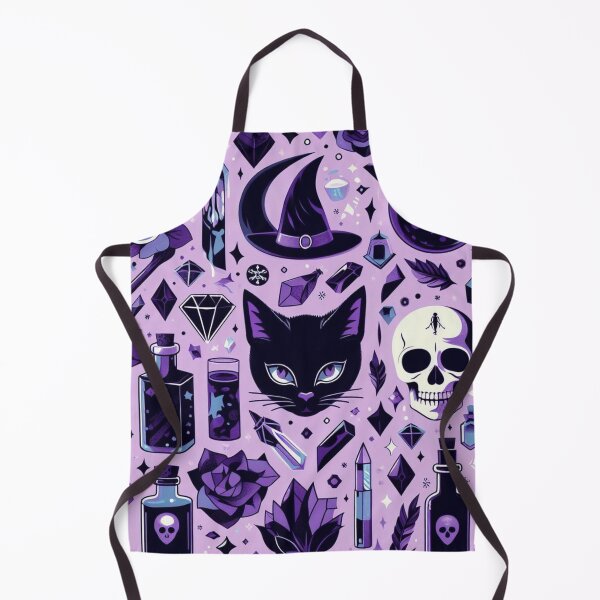 Item preview, Witchy vibes pattern designed and sold by Booksshack.