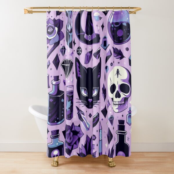 Item preview, Witchy vibes pattern designed and sold by Booksshack.