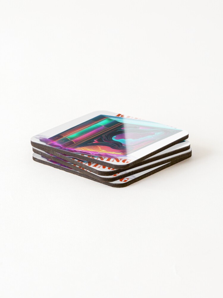 Thumbnail 4 of 5, Coasters (Set of 4), Keep Learning designed and sold by DesignPrePress.
