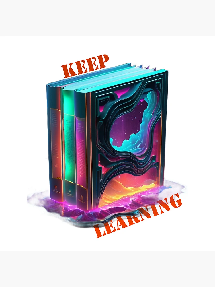 Thumbnail 4 of 4, Clock, Keep Learning designed and sold by DesignPrePress.