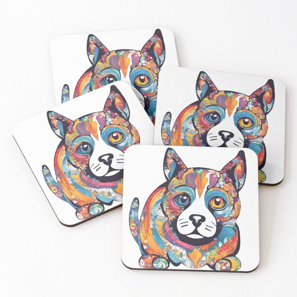 Item preview, Colorful Cute Dog designed and sold by SAKADesignArt.