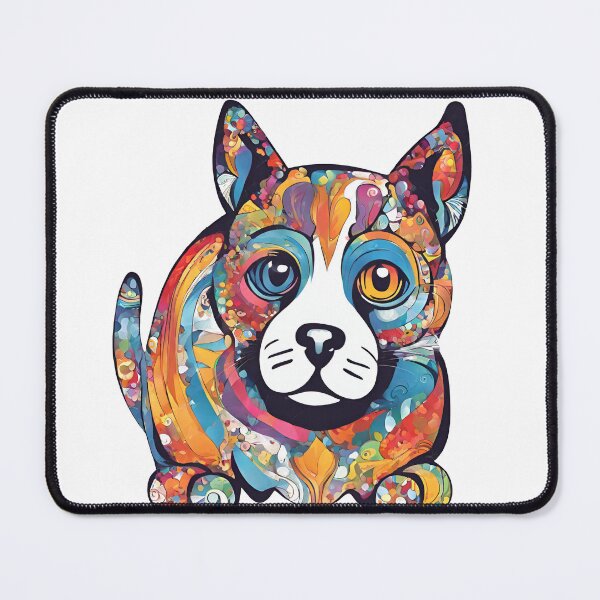 Item preview, Colorful Cute Dog designed and sold by SAKADesignArt.