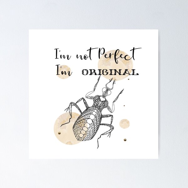 Item preview, I'm not Perfect I'm Original designed and sold by Anastasiia Yurevych.