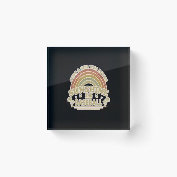 Item preview, Just a Girl Who Loves Sunshine and Baseball #1 designed and sold by creativerooney.