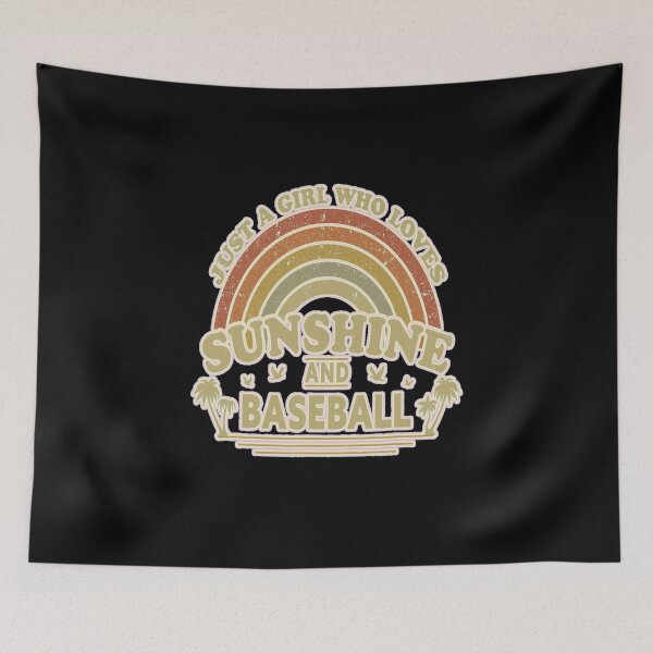 Item preview, Just a Girl Who Loves Sunshine and Baseball #1 designed and sold by creativerooney.