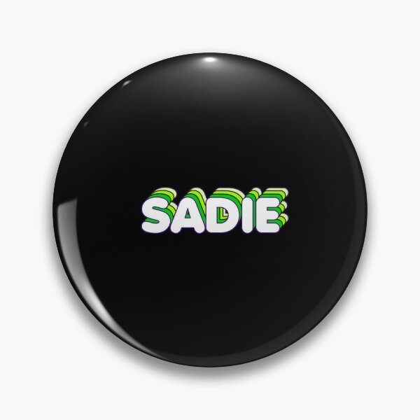 Item preview, Green Layers Sadie Name Label (Black) designed and sold by NormadWorld.