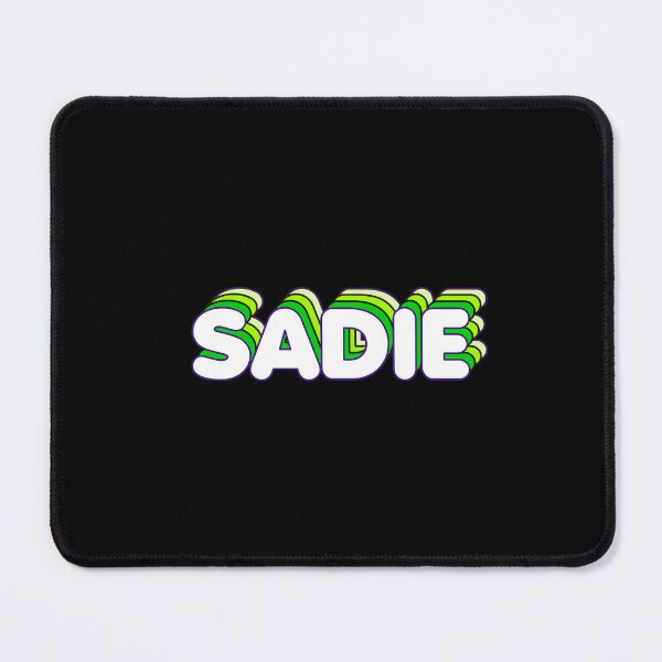 Item preview, Green Layers Sadie Name Label (Black) designed and sold by NormadWorld.