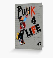 Punky "Punk 4 Life" Brewster Greeting Card
