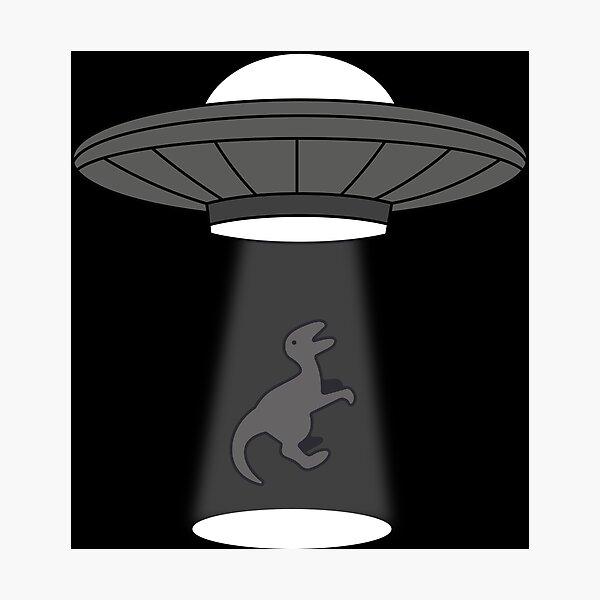 Artikelvorschau, Dinosaurier-UFO-Entführung entworfen und verkauft von Ihatethewinter.