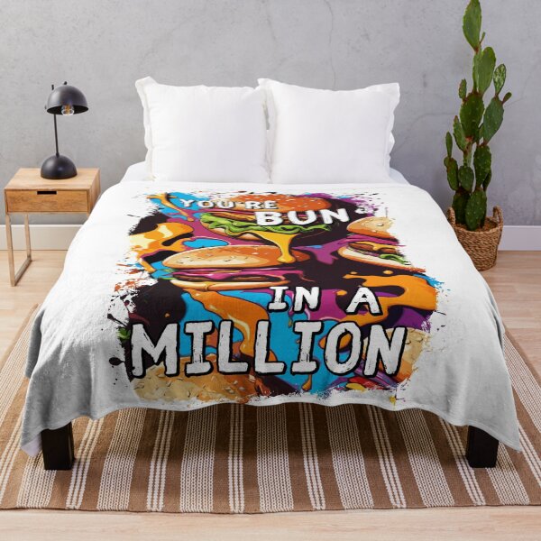 Item preview, Funny BURGER Bun in a Million Pun for Food Lovers designed and sold by Naumovski.