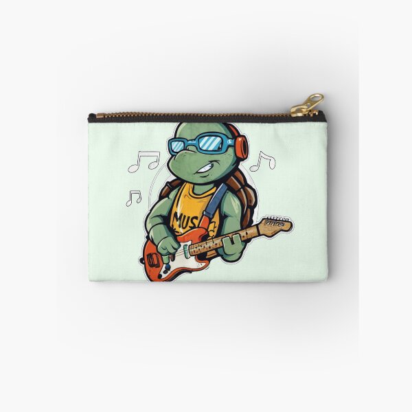 Item preview, Turtle enjoying playing a guitar designed and sold by NotesForMusic.