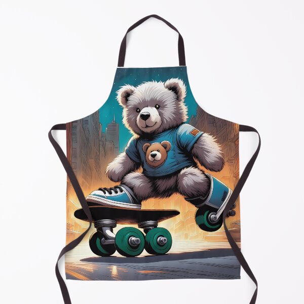 Artikelvorschau, Teddy auf Rollschuhen entworfen und verkauft von Colin Bentham.