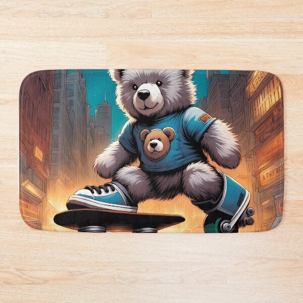 Artikelvorschau, Teddy auf Rollschuhen entworfen und verkauft von Colin Bentham.