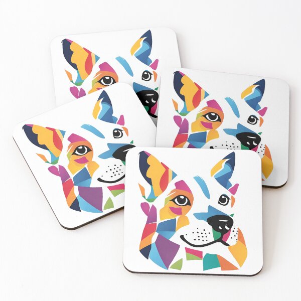 Item preview, Colorful Cute Dog designed and sold by SAKADesignArt.