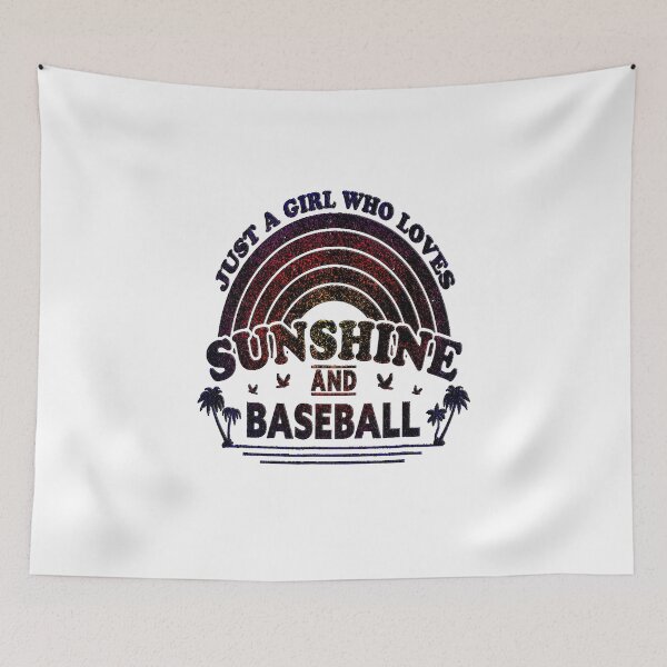 Item preview, Just a Girl Who Loves Sunshine and Baseball #2 designed and sold by creativerooney.