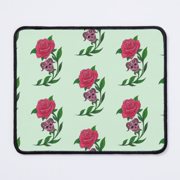 Item preview, Surrealist flower and demon skull. designed and sold by Jiwsurreal.
