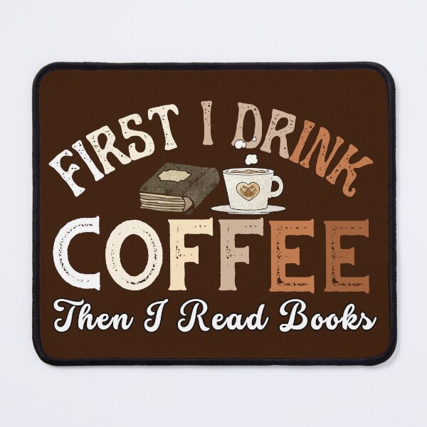 Item preview, Funny Teacher Group Drinking First I Drink Coffee Then I Read Books Cafe Party School Break Vintage Shades designed and sold by LittleZea.