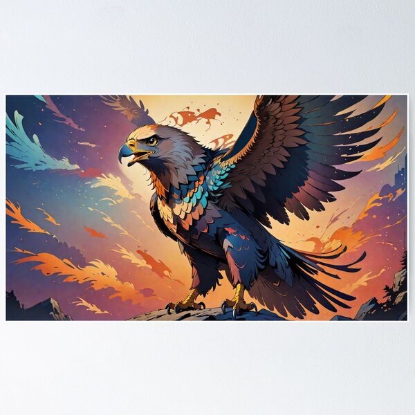 Item preview, Eagle panorama designed and sold by WildArtista.