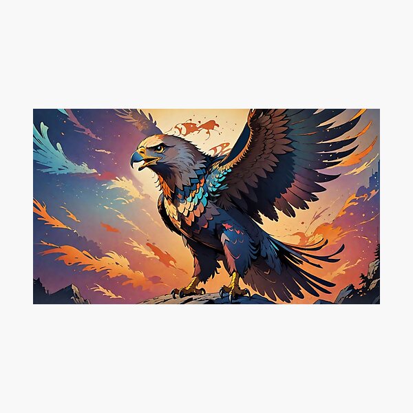 Item preview, Eagle panorama designed and sold by WildArtista.