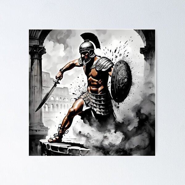 Item preview, Digital Colosseum: How Contemporary Art Rescues the Elegance and Brutality of the Gladiators designed and sold by Artedig.