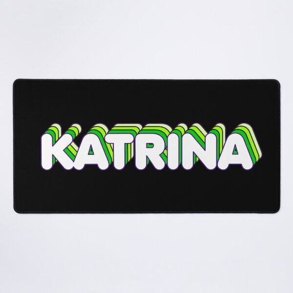 Item preview, Green Layers Katrina Name Label (Black) designed and sold by NormadWorld.