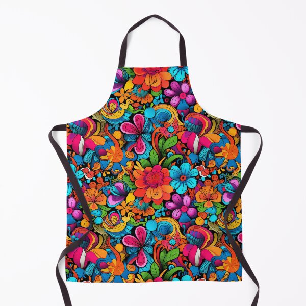 Item preview, Colorful flower power hippie vibes designed and sold by malerliebe.