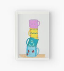 Stacked Coffee Mugs Hardcover Journal