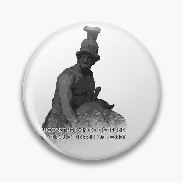 Item preview, Choose the pain of discipline or choose the pain of regret designed and sold by LolloFake.