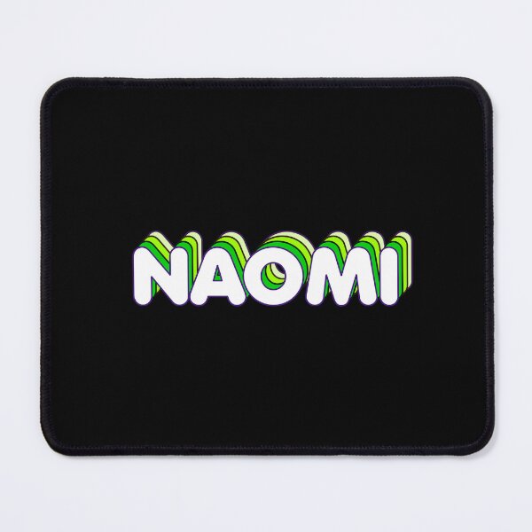 Item preview, Green Layers Naomi Name Label (Black) designed and sold by NormadWorld.