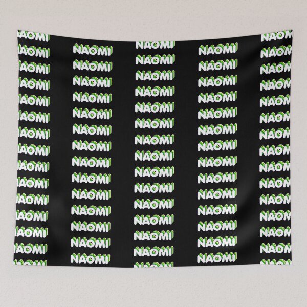 Item preview, Green Layers Naomi Name Label (Black) designed and sold by NormadWorld.