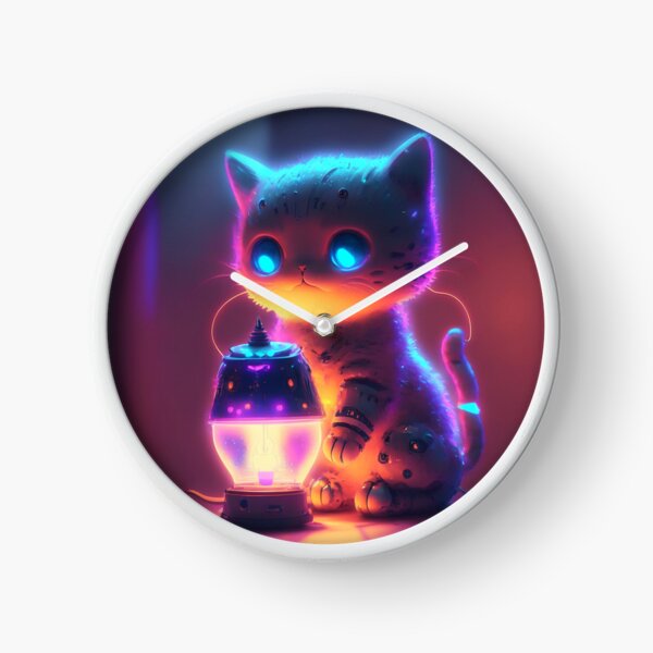 Item preview, Cute Glowing Cat Robot designed and sold by Mlaniel.
