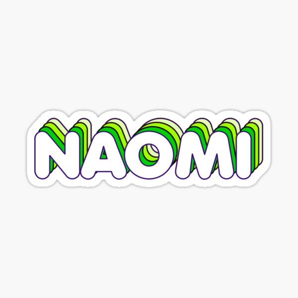 Item preview, Green Layers Naomi Name Label designed and sold by NormadWorld.