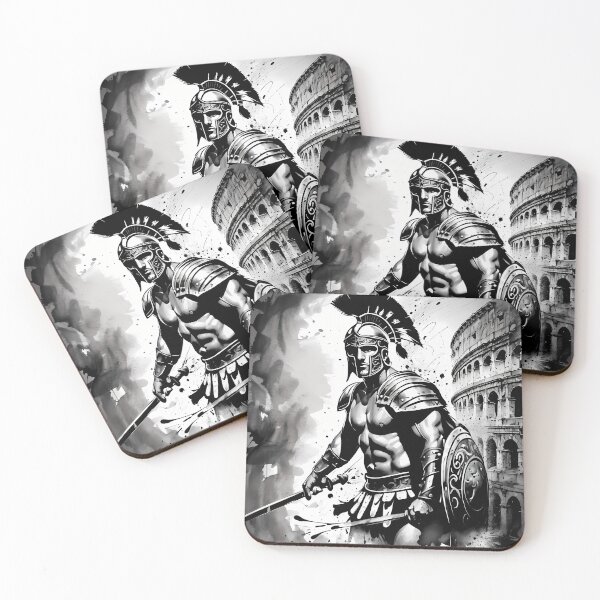Item preview, Digital Fighting: Exploring the Ferocity and Elegance of Roman Gladiators in Contemporary Art designed and sold by Artedig.